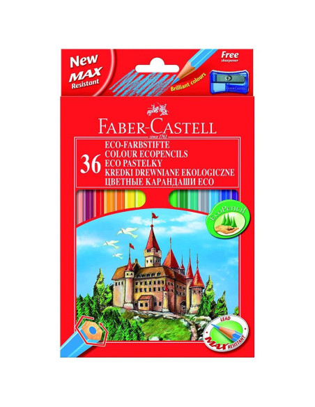 LAPIZ ESCOLAR FABER CASTELL 36 COLORES 120136