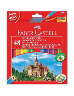 LAPIZ ESCOLAR FABER CASTELL 48 COLORES 120148