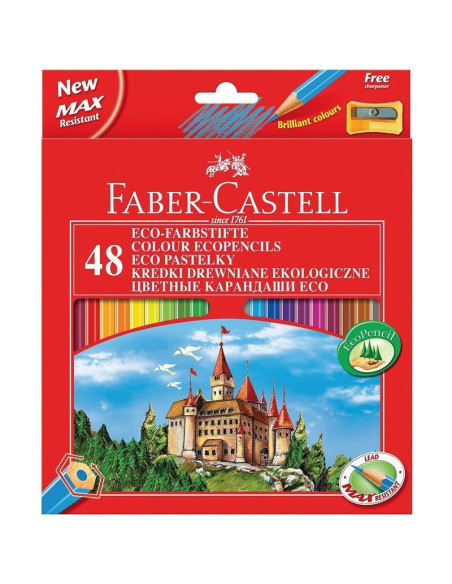 LAPIZ ESCOLAR FABER CASTELL 48 COLORES 120148