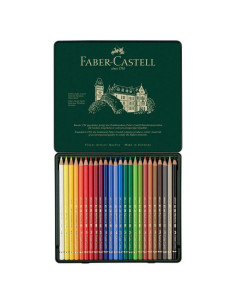 LAPIZ FABER CASTELL POLYCHROMO 24 COLORES 110024 2
