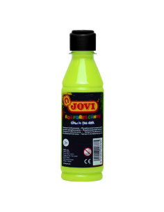 TEMPERA JOVI FOSFORESCENTE 250ML AMARILLA
