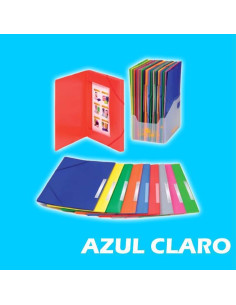CARPETA C/ELASTICO CARCHIVO Fº PP 2033K AZUL CLARO