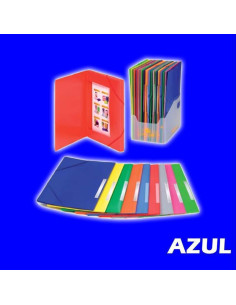 CARPETA C/ELASTICO CARCHIVO Fº PP 2033K AZUL OSCUR