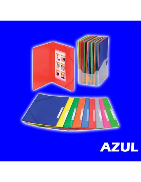 CARPETA C/ELASTICO CARCHIVO Fº PP 2033K AZUL OSCUR