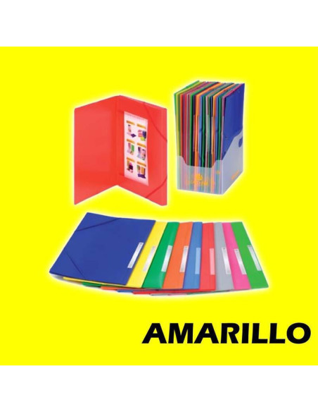CARPETA C/ELASTICO CARCHIVO Fº PP 2033K AMARILLO