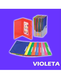 CARPETA C/ELASTICO CARCHIVO Fº PP 2033K VIOLETA