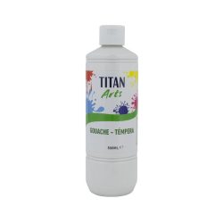 TEMPERA ESCOLAR TITAN 500ML BLANCO