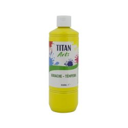 TEMPERA ESCOLAR TITAN 500ML AMARILLO