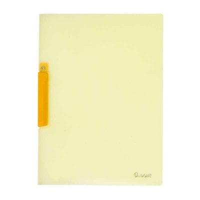DOSSIER CLIP PIVOTANTE PLASTICO DOHE A4 AMARILLO