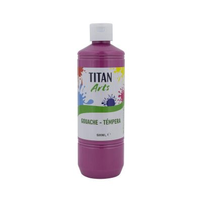 TEMPERA ESCOLAR TITAN 500ML MAGENTA