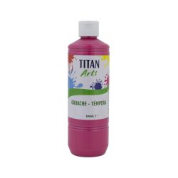 TEMPERA ESCOLAR TITAN 500ML ROSA
