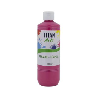 TEMPERA ESCOLAR TITAN 500ML ROSA