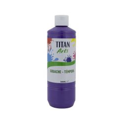 TEMPERA ESCOLAR TITAN 500ML VIOLETA