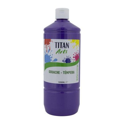 TEMPERA ESCOLAR TITAN 1000ML VIOLETA