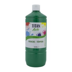 TEMPERA ESCOLAR TITAN 1000ML VERDE OSCURO