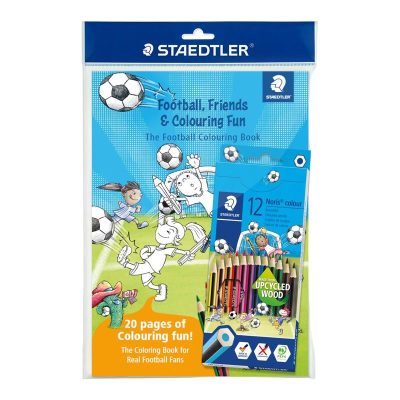 SET STAEDTLER NORIS COLOUR 12 COLORES FUTBOL
