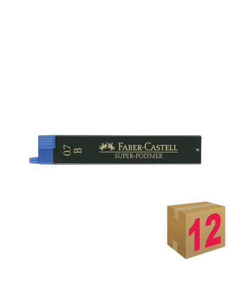 MINAS FC SUPER-POLYMER 0 7 MM B CAJA 12 TUBOS