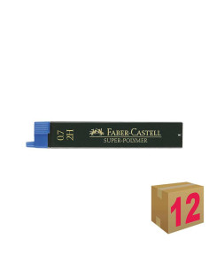 MINAS FC SUPER-POLYMER 0 7 MM 2H CAJA 12 TUBOS