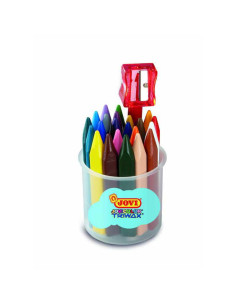 CERAS JOVICOLOR TRIWAX BOTE 24 COLORES  1 AFILADOR