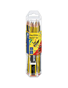 LÁPIZ STAEDTLER NORIS Nº2 HB 12 UD  GOMA  AFILADOR