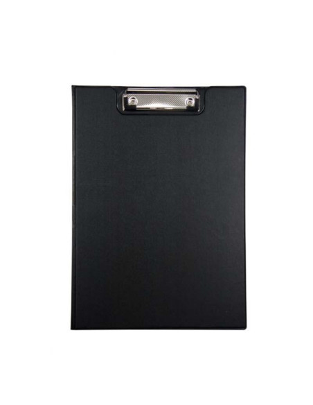 CARPETA CON PINZA Y TAPA DOHE PVC A4 NEGRA
