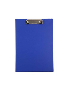 CARPETA CON PINZA Y TAPA DOHE PVC A4 AZUL