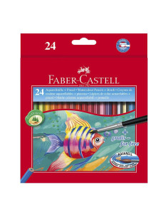 LAPIZ ACUARELABLE FABER CASTELL 24 COLORES