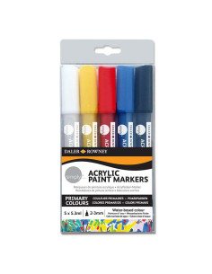 ROTULADOR DALER ROWNEY ACRILICO SIMPLY CAJA 5 UDS
