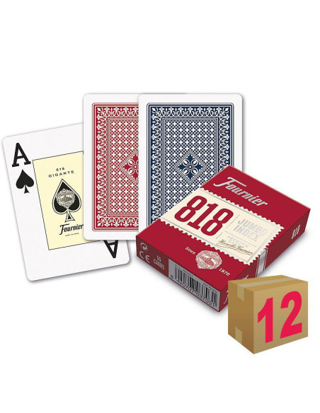 BARAJA POKER FOURNIER Nº818 C/12 UDS