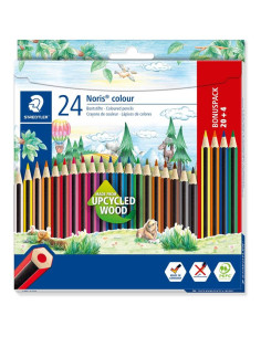 LÁPIZ ESCOLAR STAEDTLER NORIS COLOUR 24 COLORES