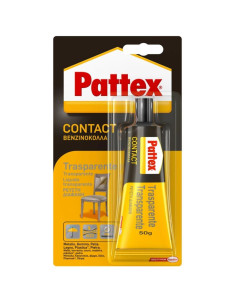 PEGAMENTO PATTEX COLA CONTACTO TRANSPARENTE 50 GR