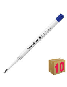 RECAMBIO BOLIGRAFO SCHENEIDER ECO 725 M AZUL C/10