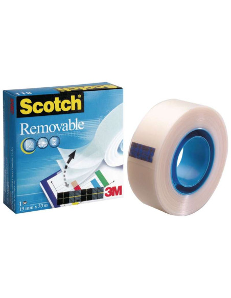 CINTA INVISIBLE SCOTCH MAGIC 19X33 QUITA Y PON