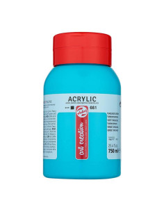 ACRILICO TAC 750 ML VERDE TURQUESA 661