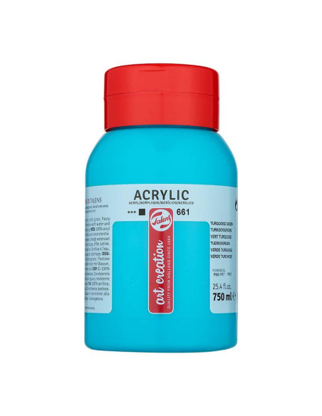 ACRILICO TAC 750 ML VERDE TURQUESA 661 ACRILICO TAC 750 ML VERDE TURQUESA 661