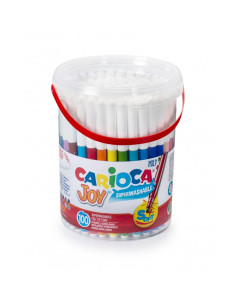 ROTULADOR ESCOLAR CARIOCA JOY BOTE 100 UNIDADES
