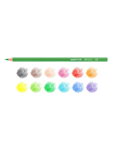 LAPIZ ESCOLAR CARIOCA TITA 12 COLORES 2