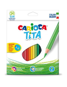 LAPIZ ESCOLAR CARIOCA TITA 24 COLORES