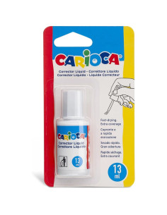 CORRECTOR PINCEL CARIOCA 13ML EN BLISTER