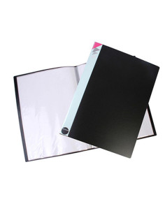 CARPETA FUNDAS PRYSE A3 PP 20F VERTICAL NEGRA