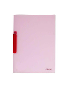 DOSSIER CLIP PIVOTANTE PLASTICO DOHE A4 ROJO