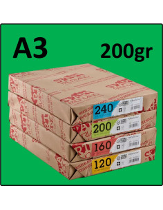PAPEL DIBUJO FABRIANO START 200gr A3 150h