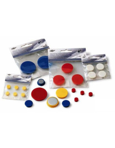 IMAN REDONDO 10mm BLISTER 6 UDS ROJO