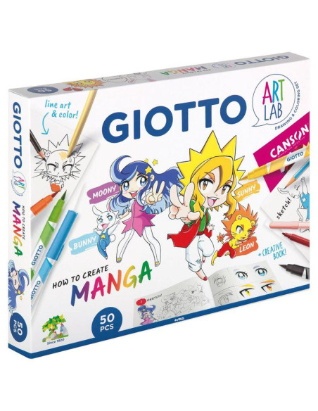 SET CREATIVO GIOTTO ART LAB MANGA