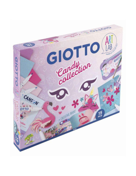 SET CREATIVO GIOTTO ART LAB CANDY COLLECTION SET CREATIVO GIOTTO ART LAB CANDY COLLECTION