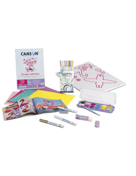 SET CREATIVO GIOTTO ART LAB CANDY COLLECTION SET CREATIVO GIOTTO ART LAB CANDY COLLECTION