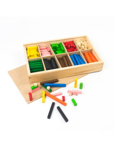 REGLETAS DE MADERA CAJA 300 UNIDADES