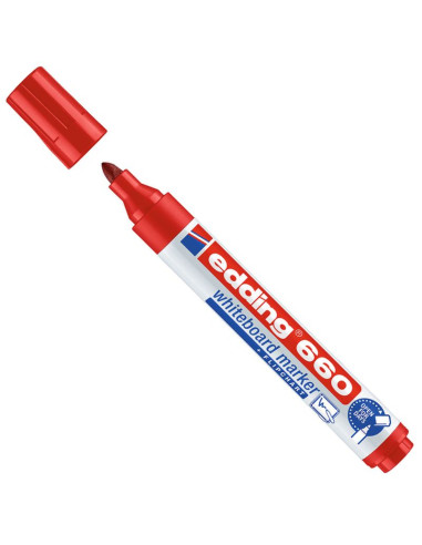 ROTULADOR PIZARRA BLANCA EDDING 660 ROJO