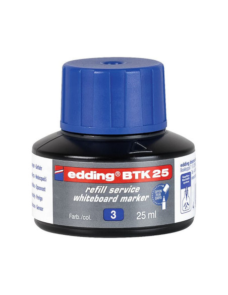 TINTA ROTULADOR PIZARRA BLANCA EDDING BTK25 AZUL TINTA ROTULADOR PIZARRA BLANCA EDDING BTK25 AZUL
