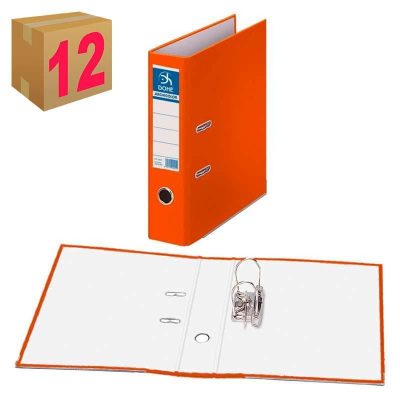 ARCHIVADOR PALANCA DOHE F L/A FORRADO NARANJA C/12